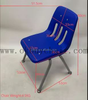 Stackable School Student Plastic Chair with Steel Tube Legs Classroom Educational Furniture Chair 