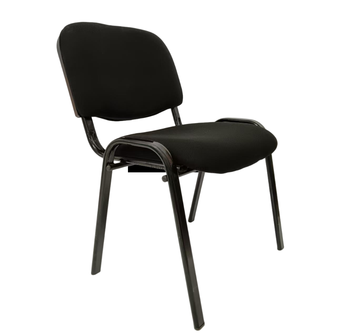 black leg black fabric conference chair