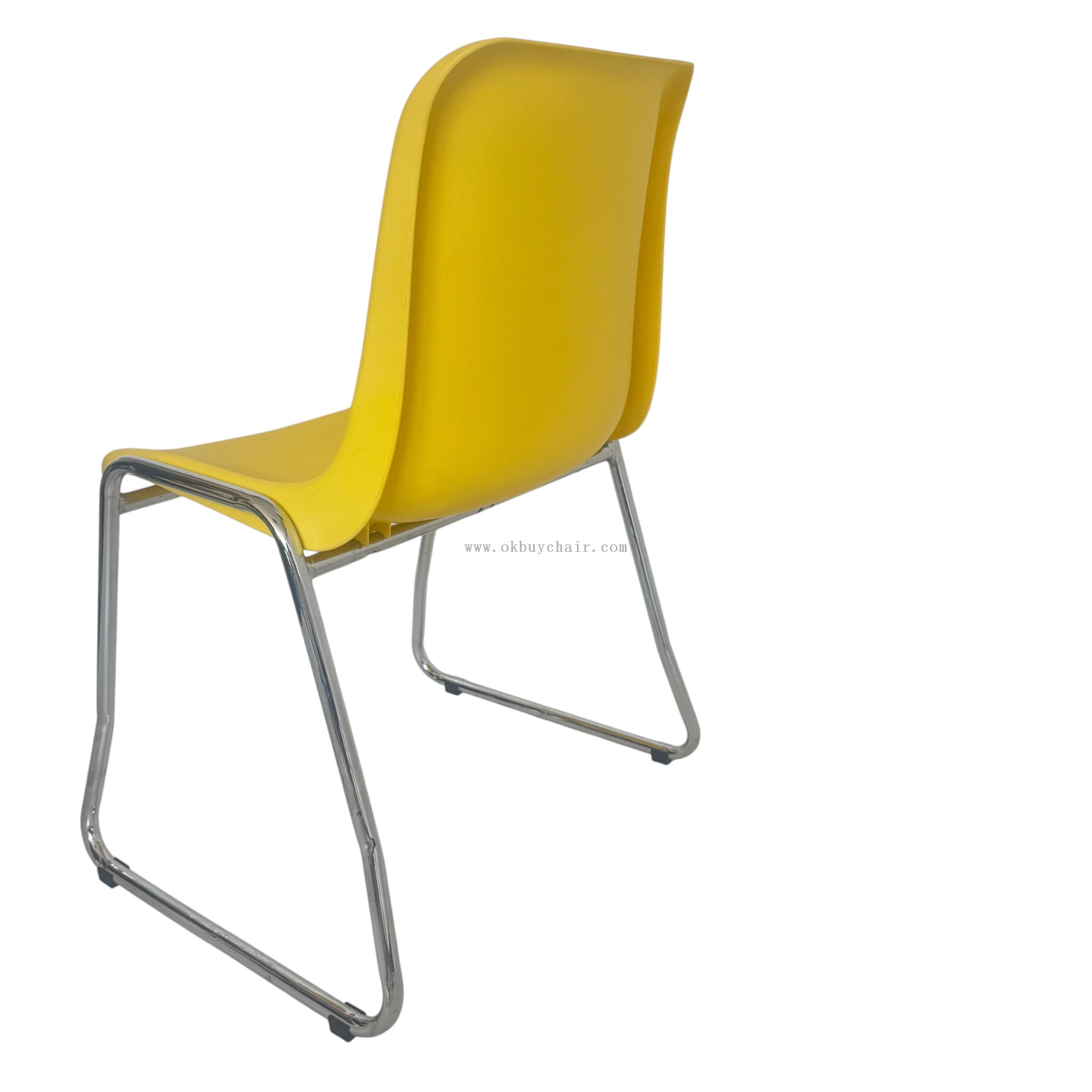 Stackable Plastic Chair with Sled Base