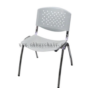 OK-509M Stackable PP Training Chair with Heart-Shaped Steel Frame