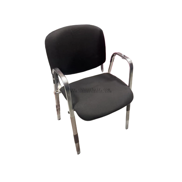 OK-510AC  NC01AC chrome leg upholstery conference chair with arm