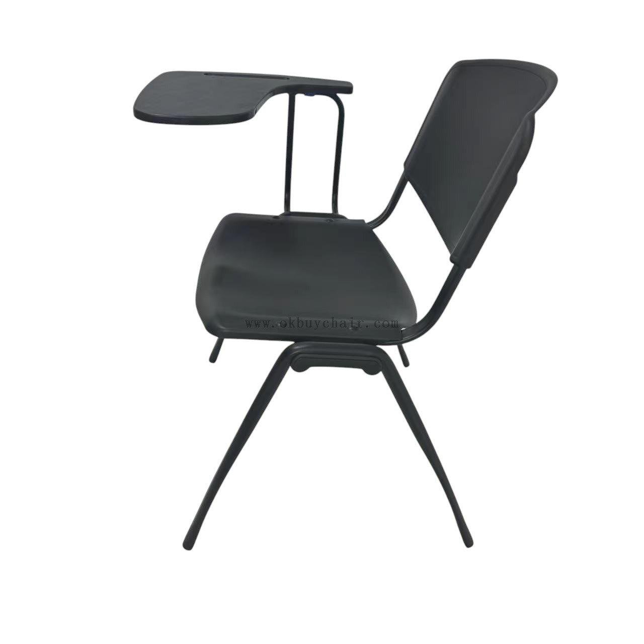 OK-510MX Horseshoe Base Plastic Conference Chair with Writing Tablet for Conference Halls