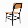 OK-2066 Stackable Plywood Training Chair with Powder-Coated Steel Frame