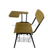 OK-2061TBHeavy Duty Educational Chair with Plywood Desk Board and Hanging Rack for Church Auditoriums