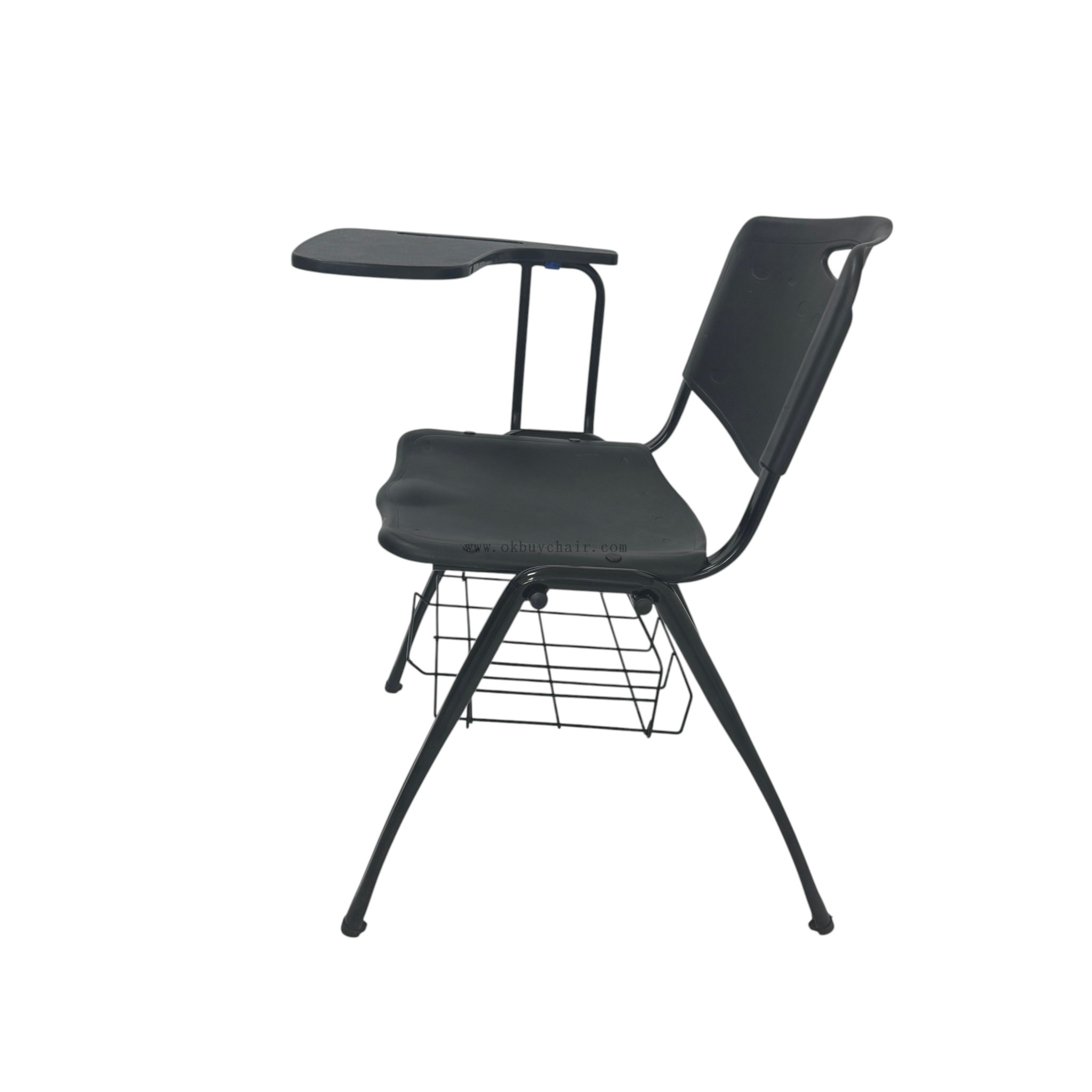 OK-508MXG Stackable PP Training Chair with Tablet and Book Rack
