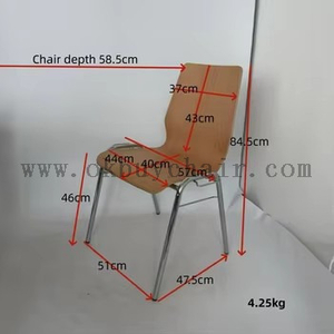 OK-2062 Stackable Plywood Conference Chair
