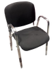 chrome leg upholstery conference chair with arm