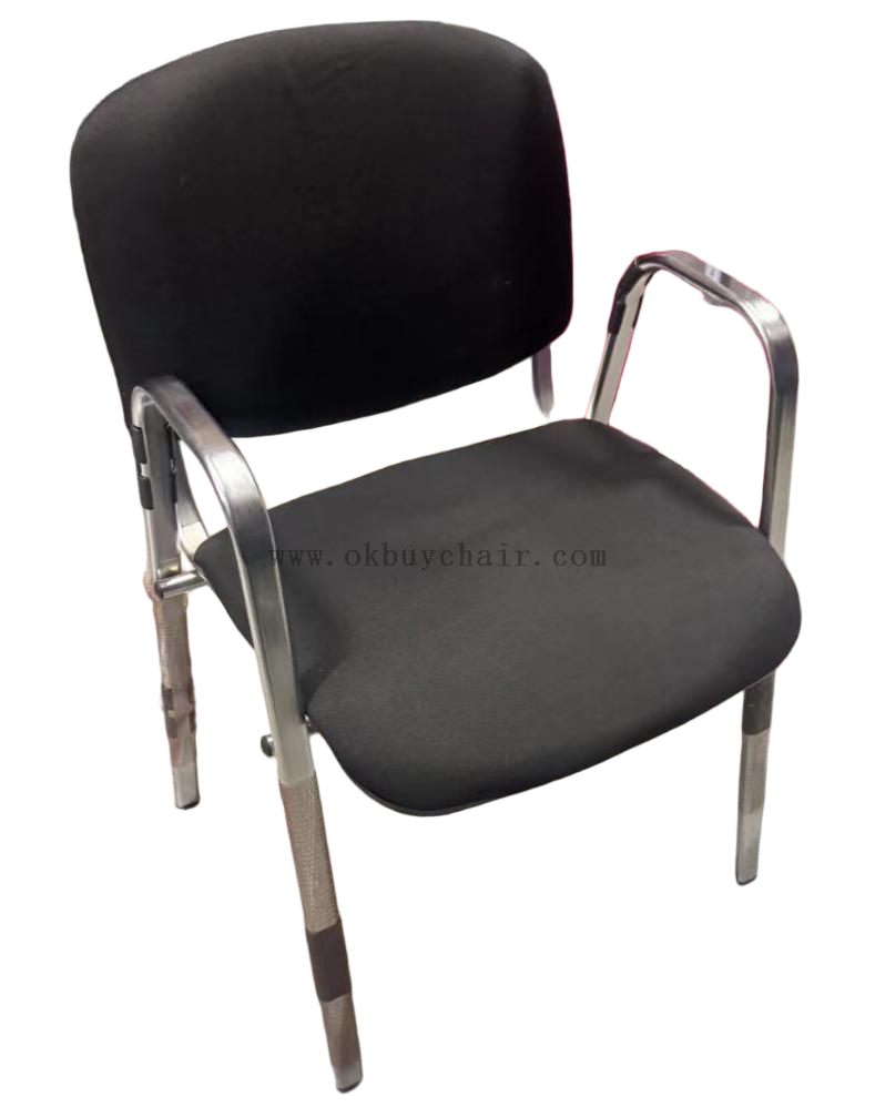 chrome leg upholstery conference chair with arm