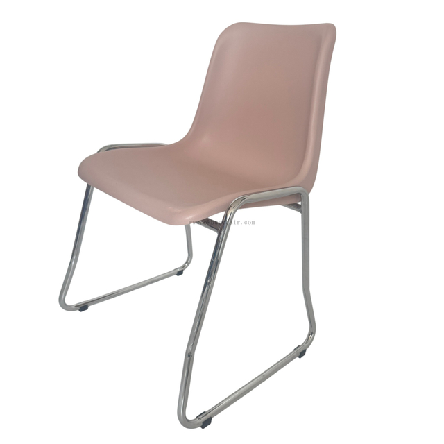 Stackable Plastic Chair with Sled Base