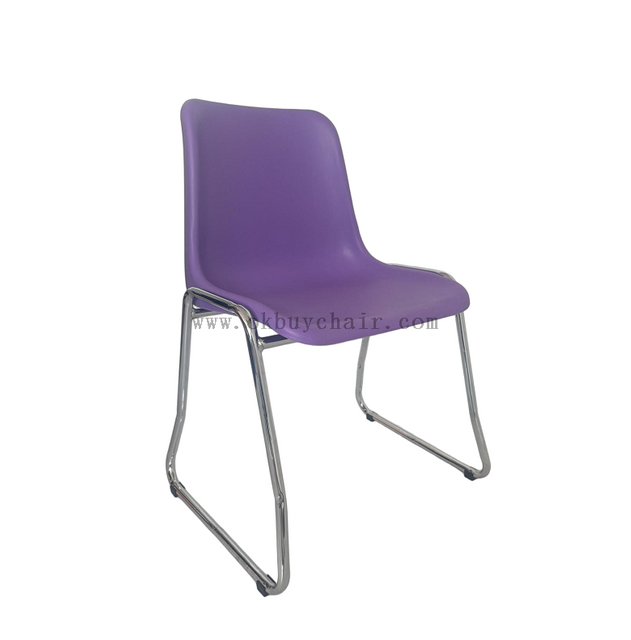 Stackable Plastic Conference Chair with Sled Base