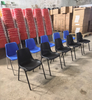 Stackable Plastic Chair with Metal Legs for School, Training And Event