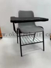 Heavy-Duty Student Chair with Wide Writing Desk & Storage Rack – PP Plastic Seat, Steel Frame, Stackable for Classroom & School Use