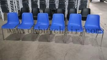 Linkable Plastic Chair with Metal Legs for Event Hall Rental Party