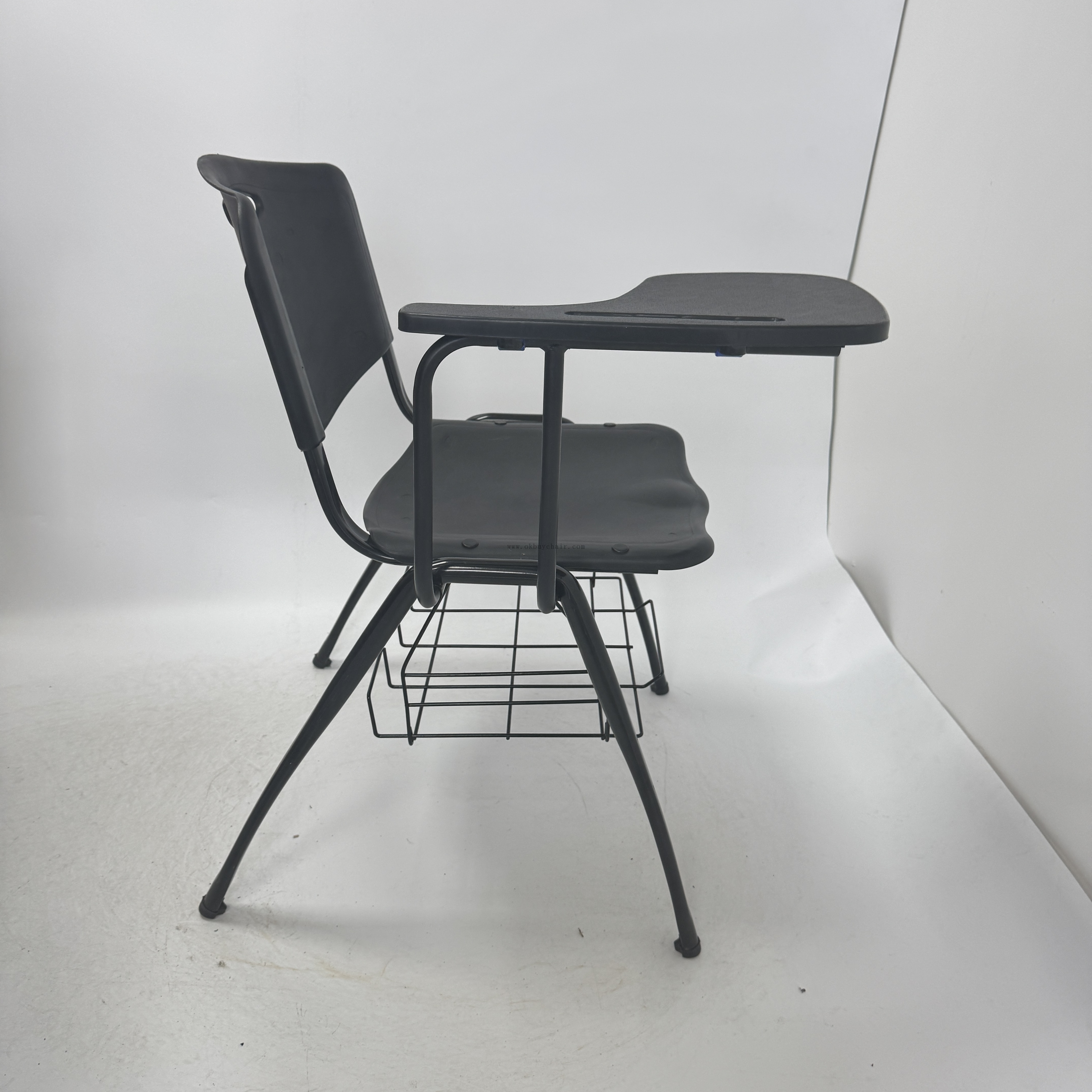 OK-508MXG Integrated Student Seating with Writing Tablet and Storage Basket for Lecture Halls and Training Centers