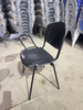 OK-510X Powder Coated Leg Plastic Conference Chair with Writing Tablet for Conference Halls