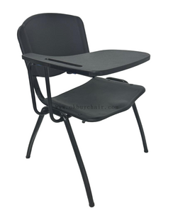 OK-510MX Horseshoe Base Plastic Conference Chair with Writing Tablet for Conference Halls