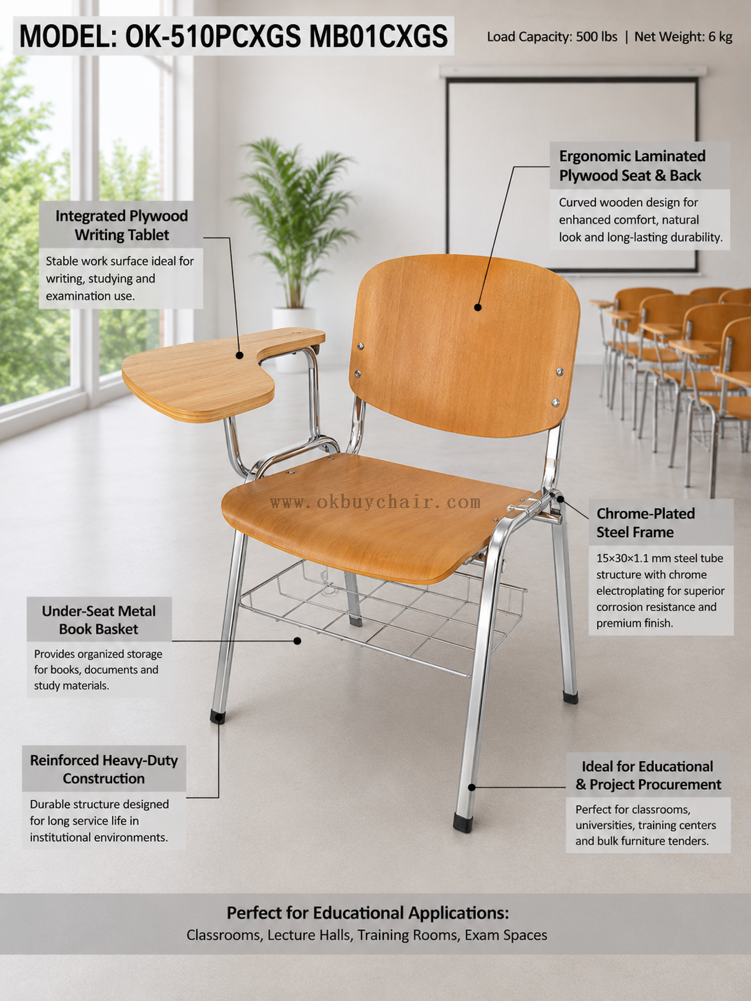 chrome plywood training chair.png