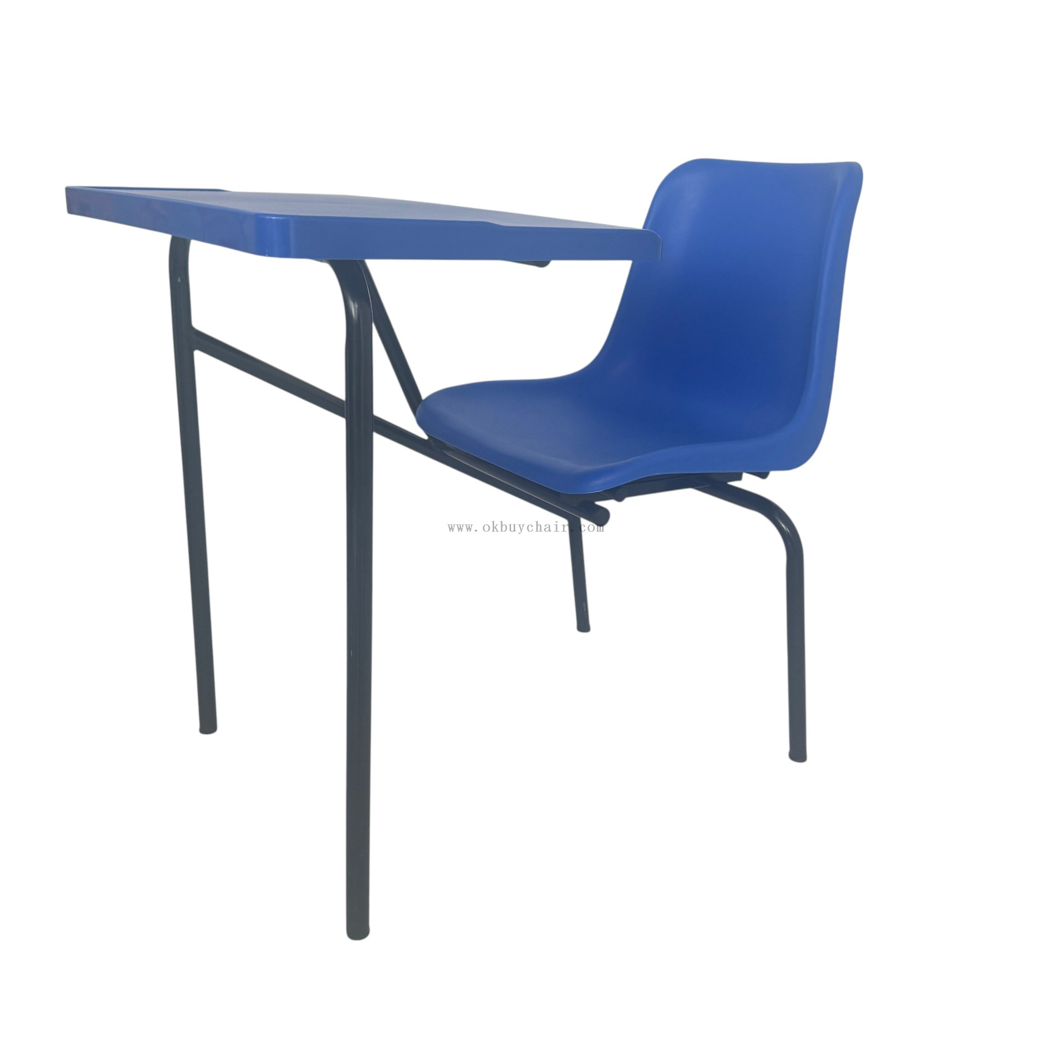 OK-505LT Integrated Classroom Desk Chair with PP Seat and Writing Table for School University Training Room