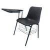 OK-505DGS PP School Training Chair Stackable Linking PP Training Chair with Writing Tablet Cup Holder and Book Basket for Classroom