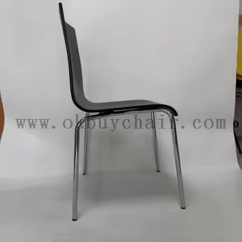 OK-2068 Stackable Plywood Shell Conference Training Chair with Metal Frame