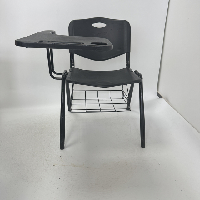 OK-508MDG Heavy Duty Training Chair with Large Writing Tablet and Under-seat Book Rack for School and Conference Room