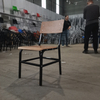 2064 Space-Saving KD Wooden Board Training Chair with 600lbs Capacity for Educational Institutions and Seminar Rooms