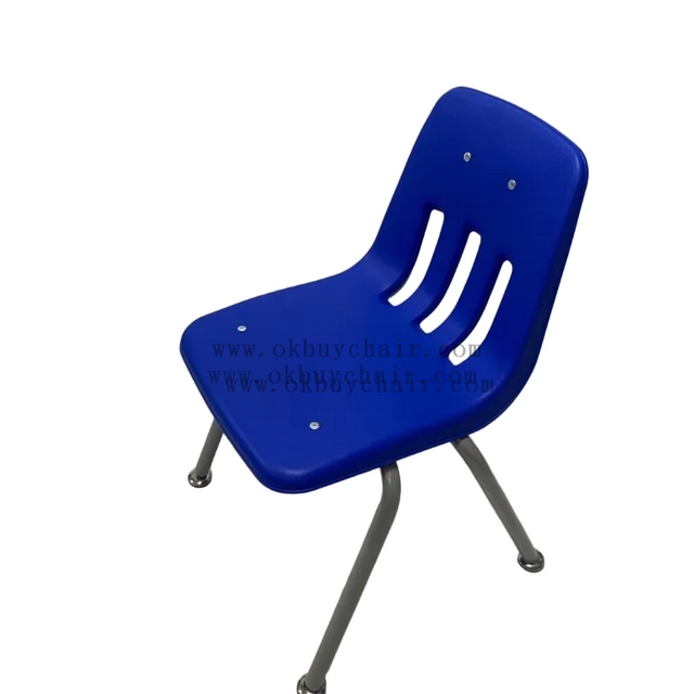 OK-519 Adult Student Classroom Chair with PP Seat and Four-Leg Steel Frame