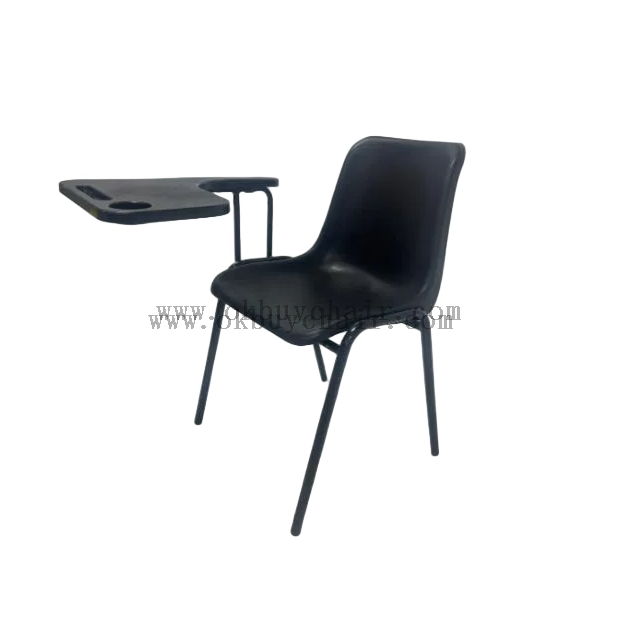 OK-505D PP Training Conference Chair with Large Writing Tablet, Pen Slot and Cup Holder