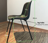 Stackable Plastic Chair with Metal Legs for School, Training And Event