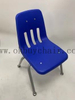 Stackable School Student Plastic Chair with Steel Tube Legs Classroom Educational Furniture Chair 