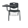 OK-509MDG PP Training Chair with Large Writing Tablet and Book Rack
