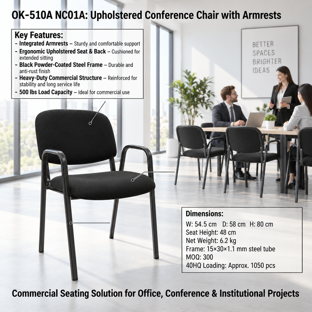 upholstered conference chair with arms.png