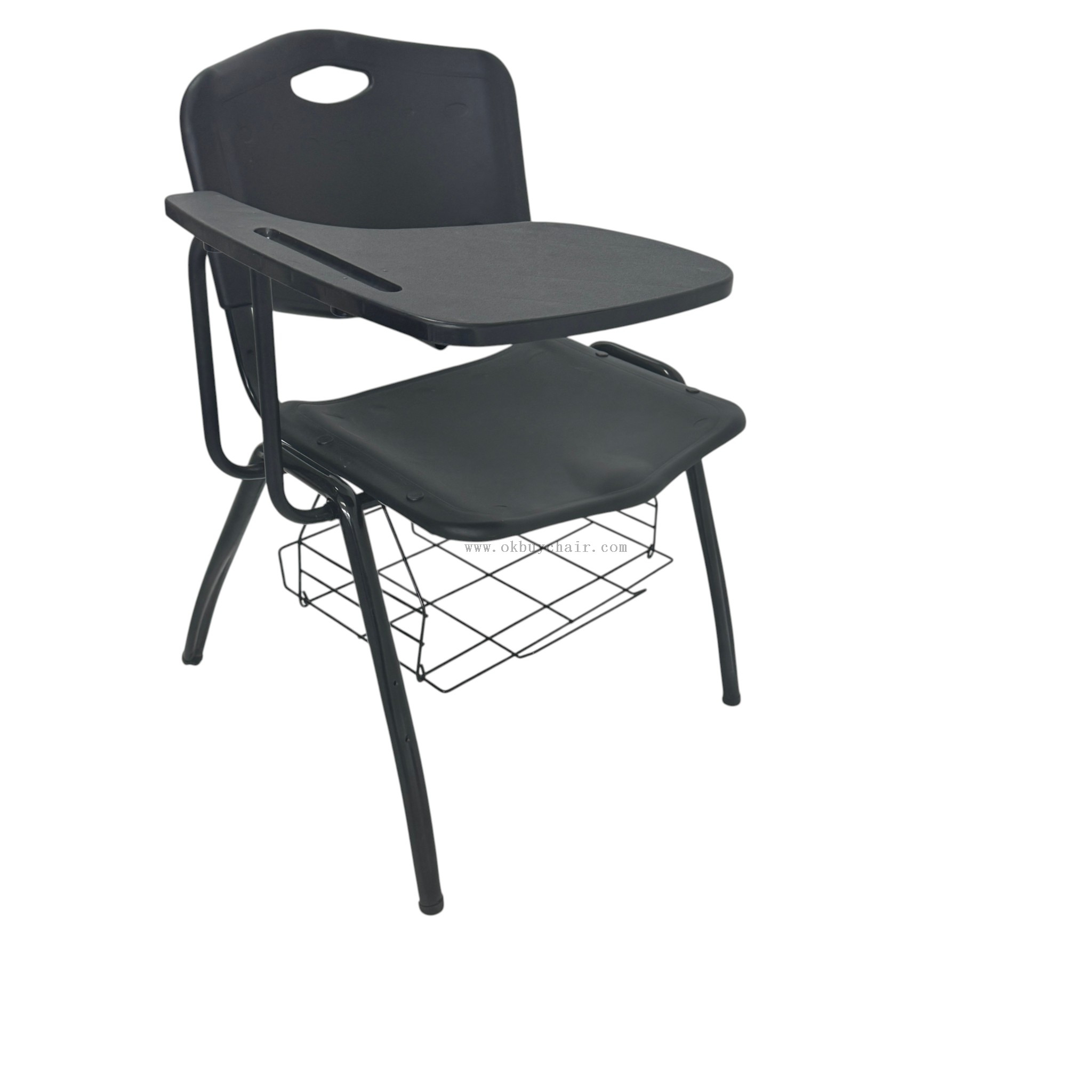 OK-508MXG Stackable PP Training Chair with Tablet and Book Rack