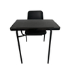 OK-505LT Integrated Classroom Desk Chair with PP Seat and Writing Table for School University Training Room