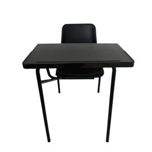 OK-505LT Integrated Classroom Desk Chair with PP Seat and Writing Table for School University Training Room
