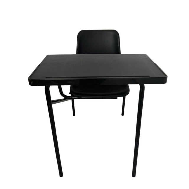 OK-505LT Integrated Classroom Desk Chair with PP Seat and Writing Table for School University Training Room