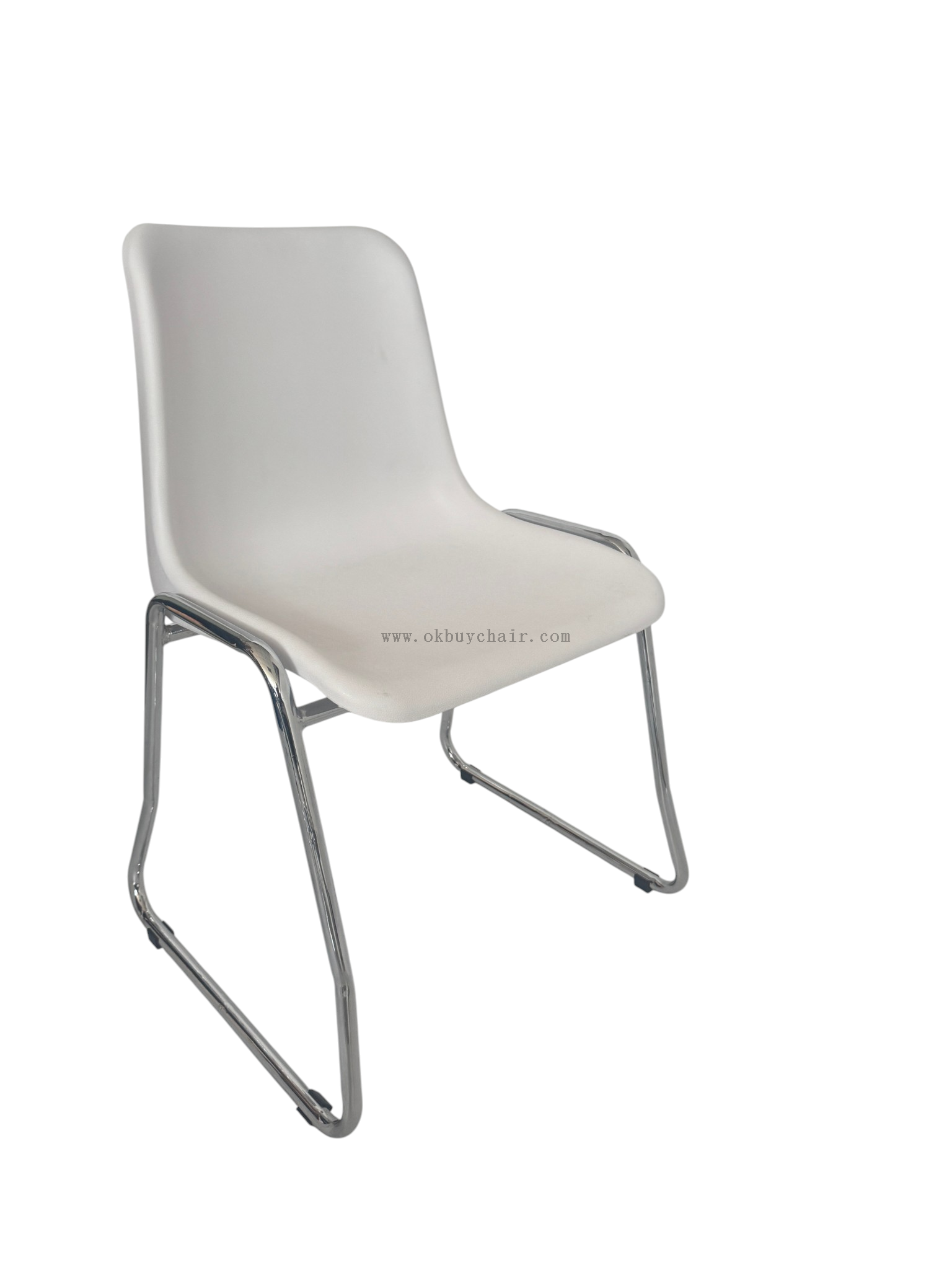 Stackable Plastic Chair with Sled Base