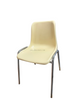OK-505 chair shinny shell with chrome leg school chair