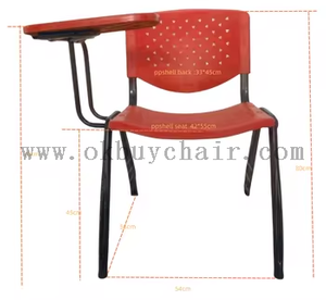 OK-509MX Chair with heart shap Legs with small tablet