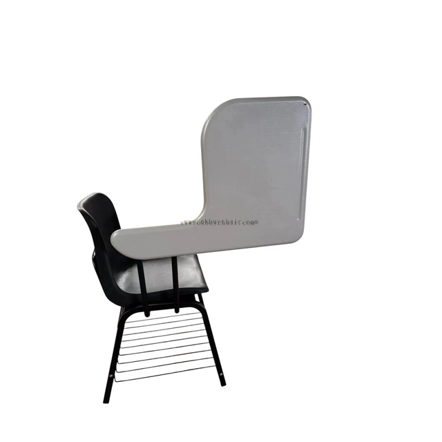 Training Chair with Molded Large Writing Tablet and Reinforced Square Tube Frame