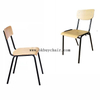 Stackable Plywood Classroom Chair with Heavy Duty Metal Frame for School and Training Room Seating