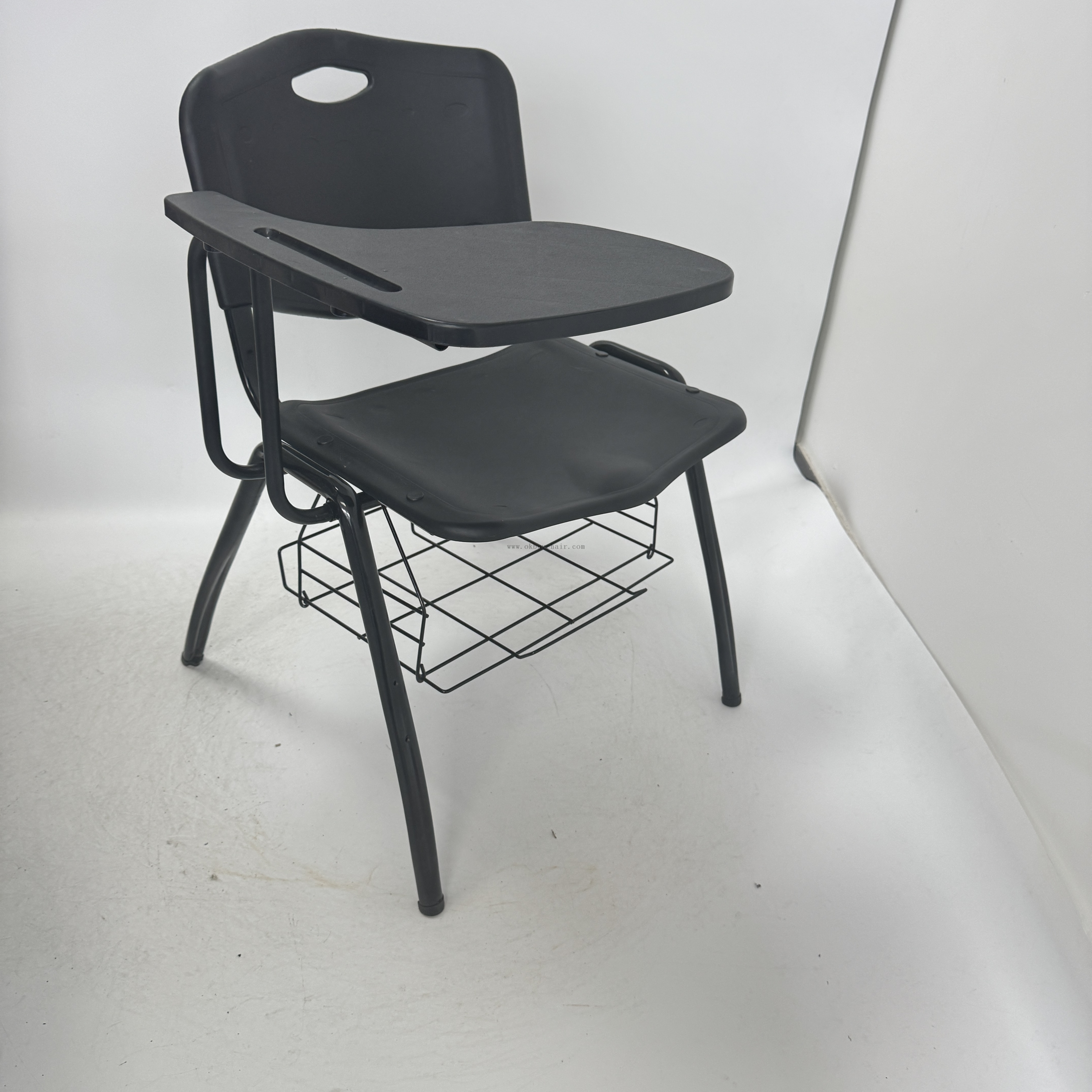 OK-508MXG Integrated Student Seating with Writing Tablet and Storage Basket for Lecture Halls and Training Centers