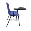 OK-505XGS Modern Ergonomic School Chair with Writing Tablet and Storage Basket Metal Frame PP Plastic Student Classroom Lecture Training Chair
