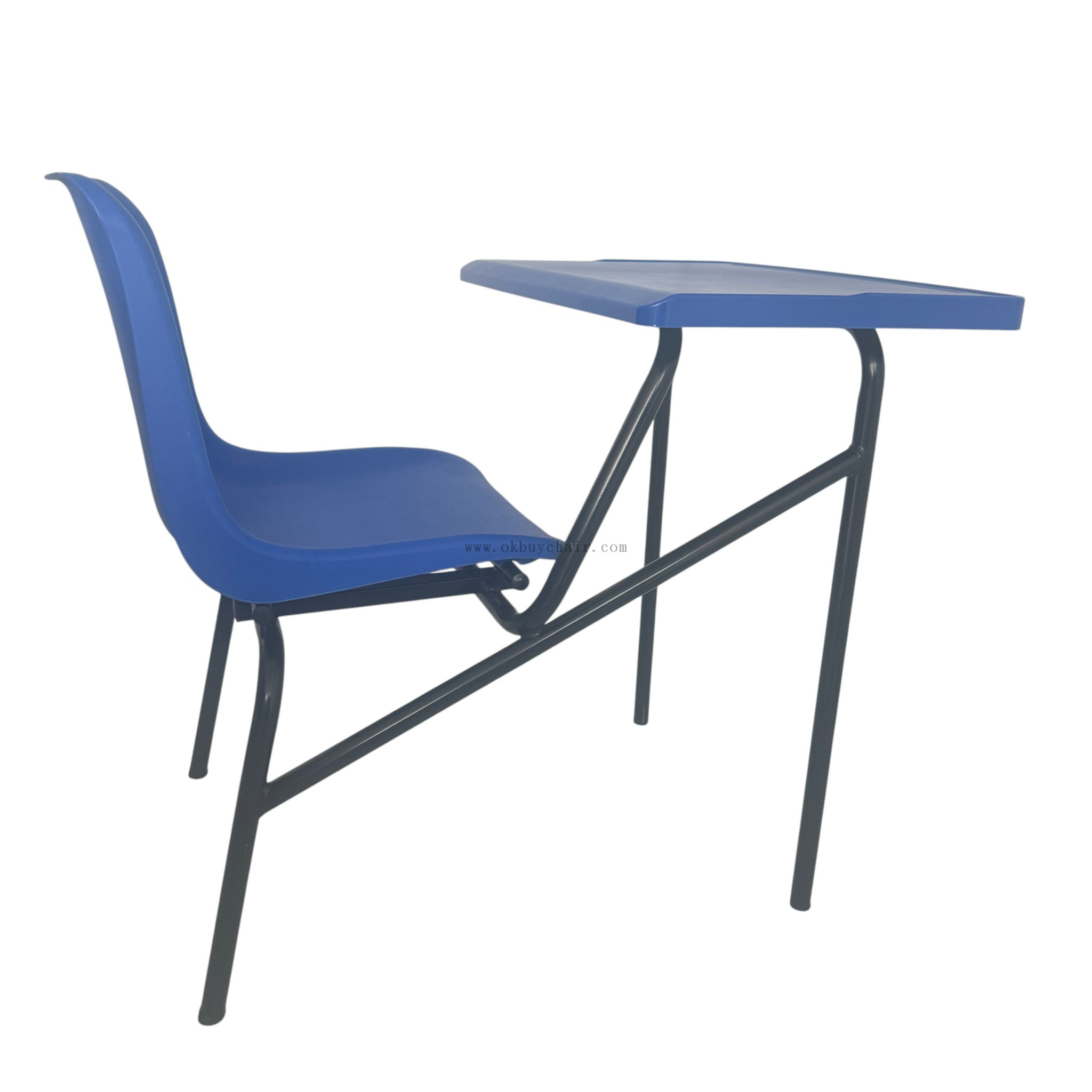OK-505LT Integrated Classroom Desk Chair with PP Seat and Writing Table for School University Training Room