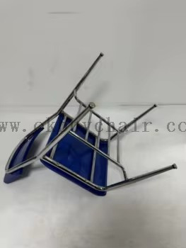 OK-2069 Stackable Plywood Seat and Back Conference Training Chair with Metal Frame