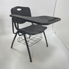 OK-508MDG Heavy Duty Training Chair with Large Writing Tablet and Under-seat Book Rack for School and Conference Room