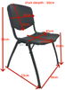 OK-510M Horseshoe Base Plastic Conference Chair for Conference Halls