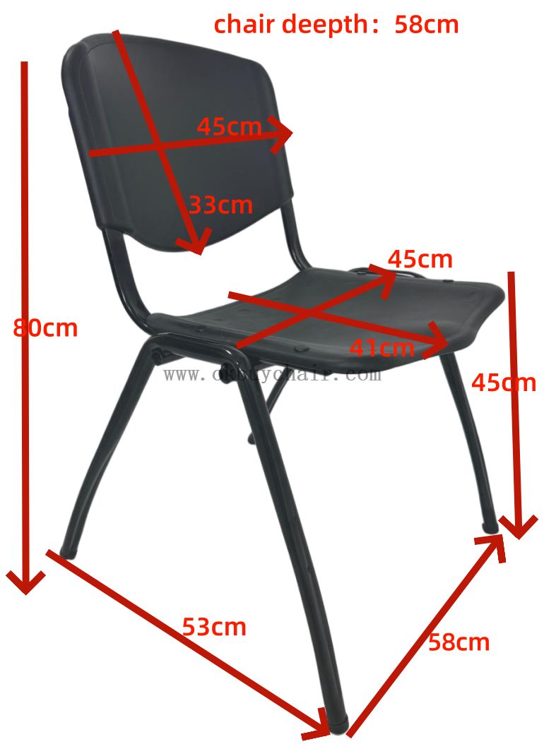OK-510M Horseshoe Base Plastic Conference Chair for Conference Halls
