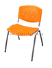 OK-509M Stackable PP Training Chair with Heart-Shaped Steel Frame