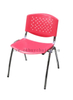 OK-509M Stackable PP Training Chair with Heart-Shaped Steel Frame
